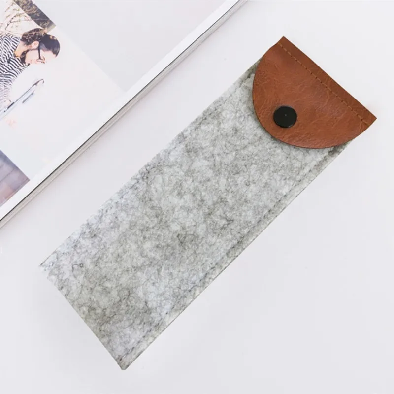 Flat-Gray Новая модная женская косметичка, студенческий пенал, чехол для девушек на молнии, маленькая сумка для хранения, косметичка, чехол s, косметичка, сумочка для монет - Цвет: Flat-Gray