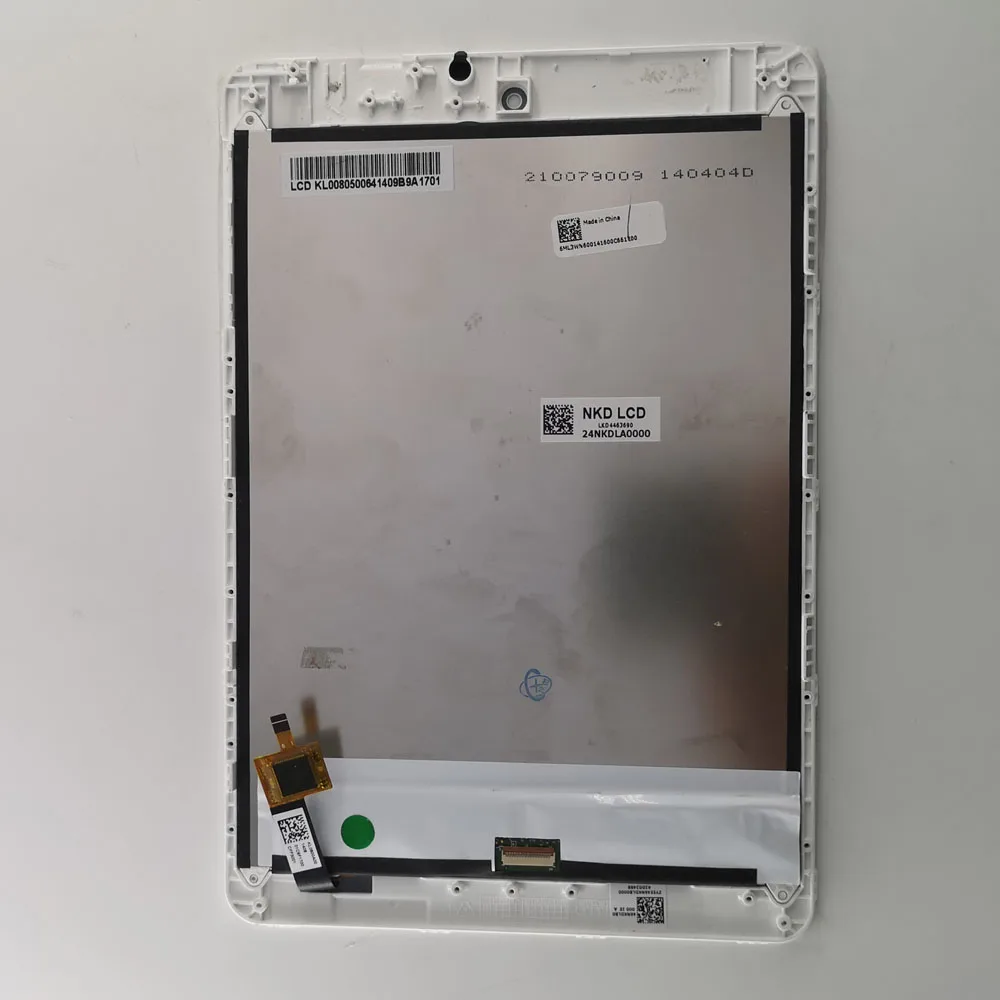 lcd with touch Б/у запчасти ЖК-дисплей для acer Iconia A1-830 A1 830 ЖК-дисплей панель экран монитор Сенсорный экран дигитайзер стекло в сборе с рамкой - Цвет: lcd with touch