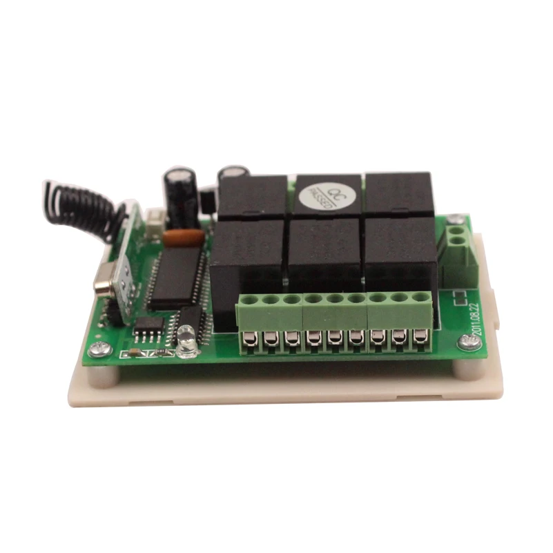 Sleeplion 12V 6CH 6 способ Беспроводной переключателя передатчик + приемник обучающий