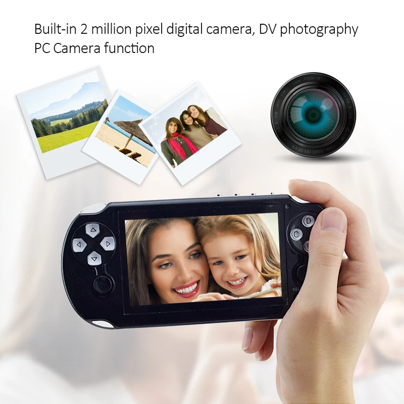 PAP Red Dot II plus 4 3 &quotпортативная игровая консоль 64Bit Gameta 16G 16 Гб PMP Оборудование для PSP