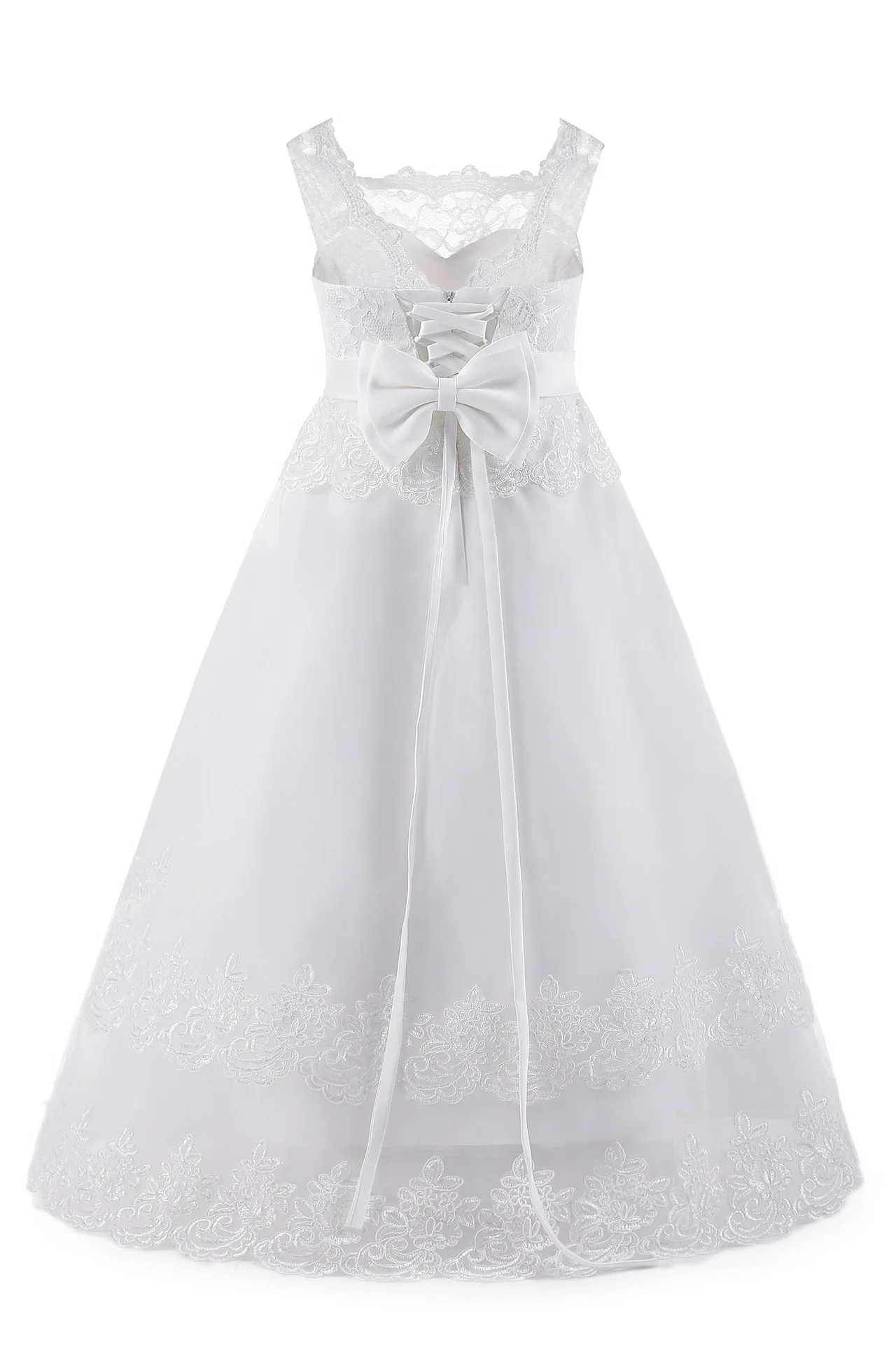 HT0063 Europe and United states girl Party Dress lace dance performance birthday princess flower child Ball Gown | Детская одежда и