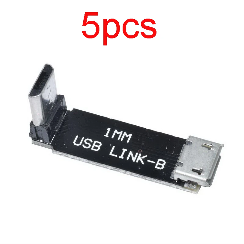 5 шт. FPV микро-usb плата для передачи 90 градусов l-образная Регулировка параметра