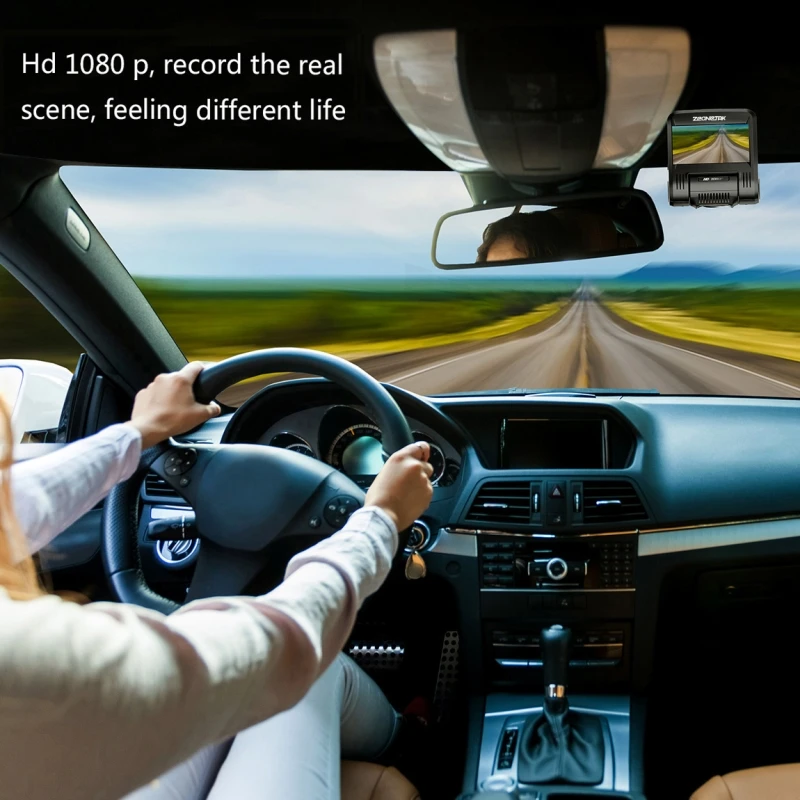 

Dash Camera Built-In WiFi Car Dashboard Camera with 1080P FHD Driving Recorder for G-Sensor WDR Parking Monitor Mini Camcorder