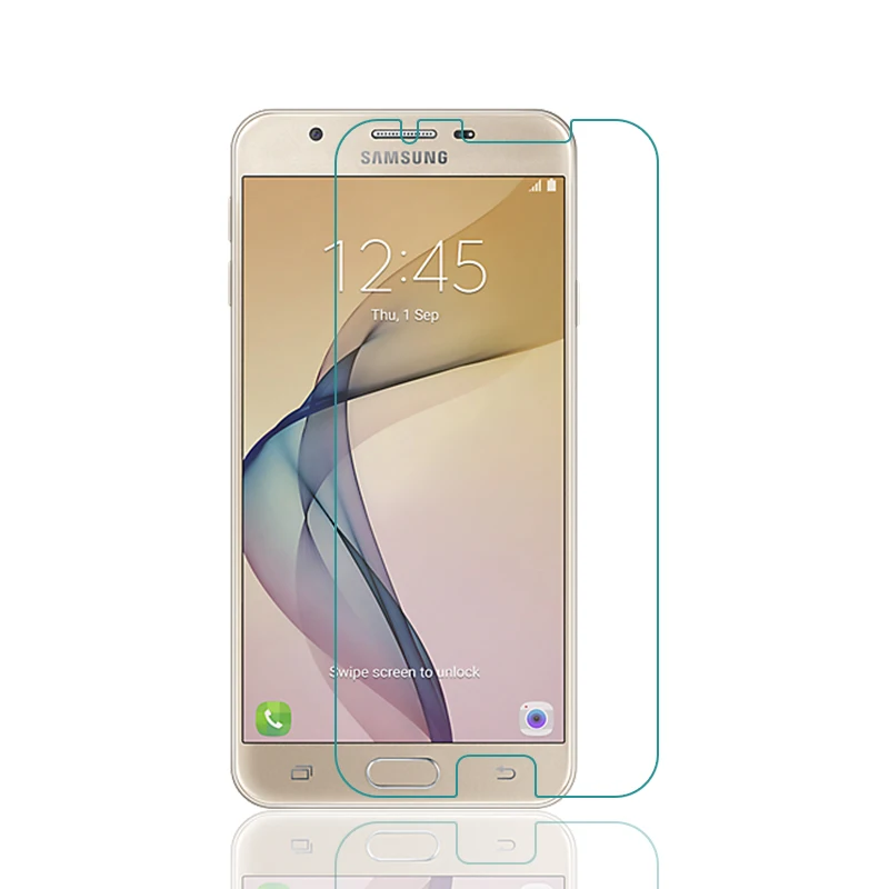 Для Samsung Galaxy On7 2016 закаленное Стекло для J7 Prime 0.26 мм 9 H жесткий 2.5D Анти Shatter экран