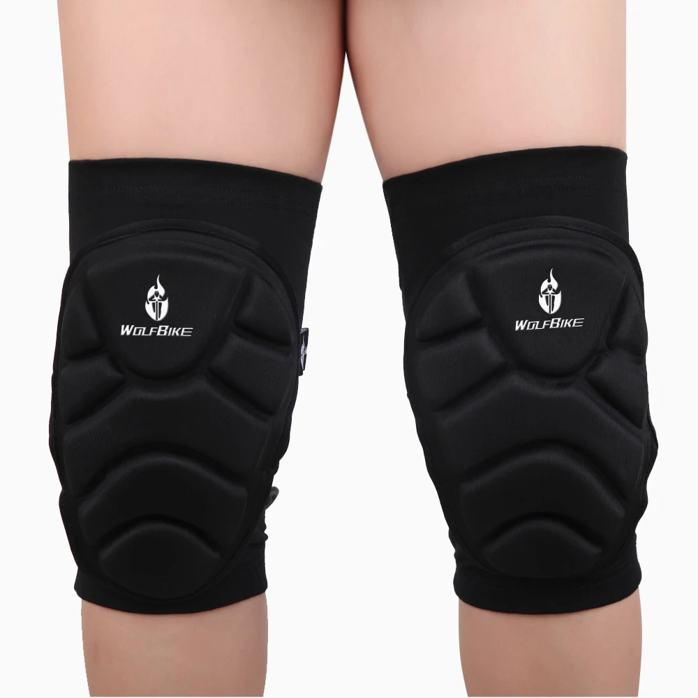 

WOLFBIKE Protective Ski Knee Pads Skateboard Knee Support Volleyball Football Off-Road Bike Sports Kneepad Brace Guard Protector
