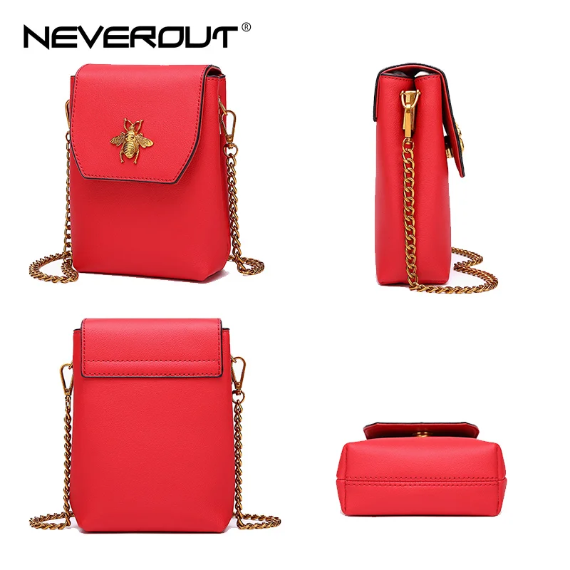 NEVEROUT 3 цвета кожа небольшая сумка Sac основной мини телефон Сумки для женщин 2019
