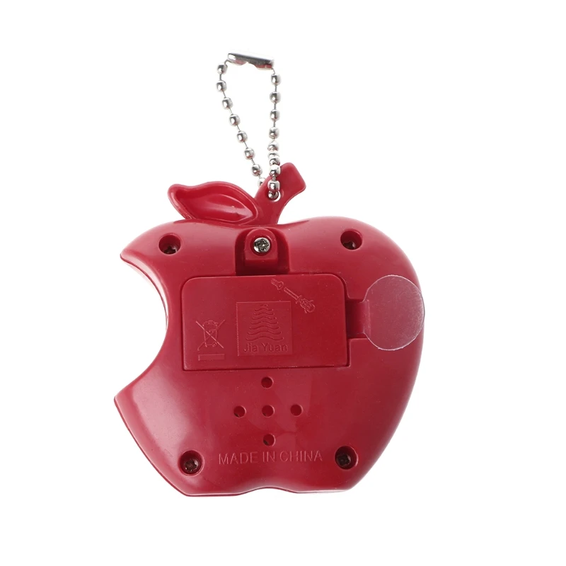 Lcd Виртуальная Цифровая Pet электронная игровая машина игрушка в форме яблока с брелком