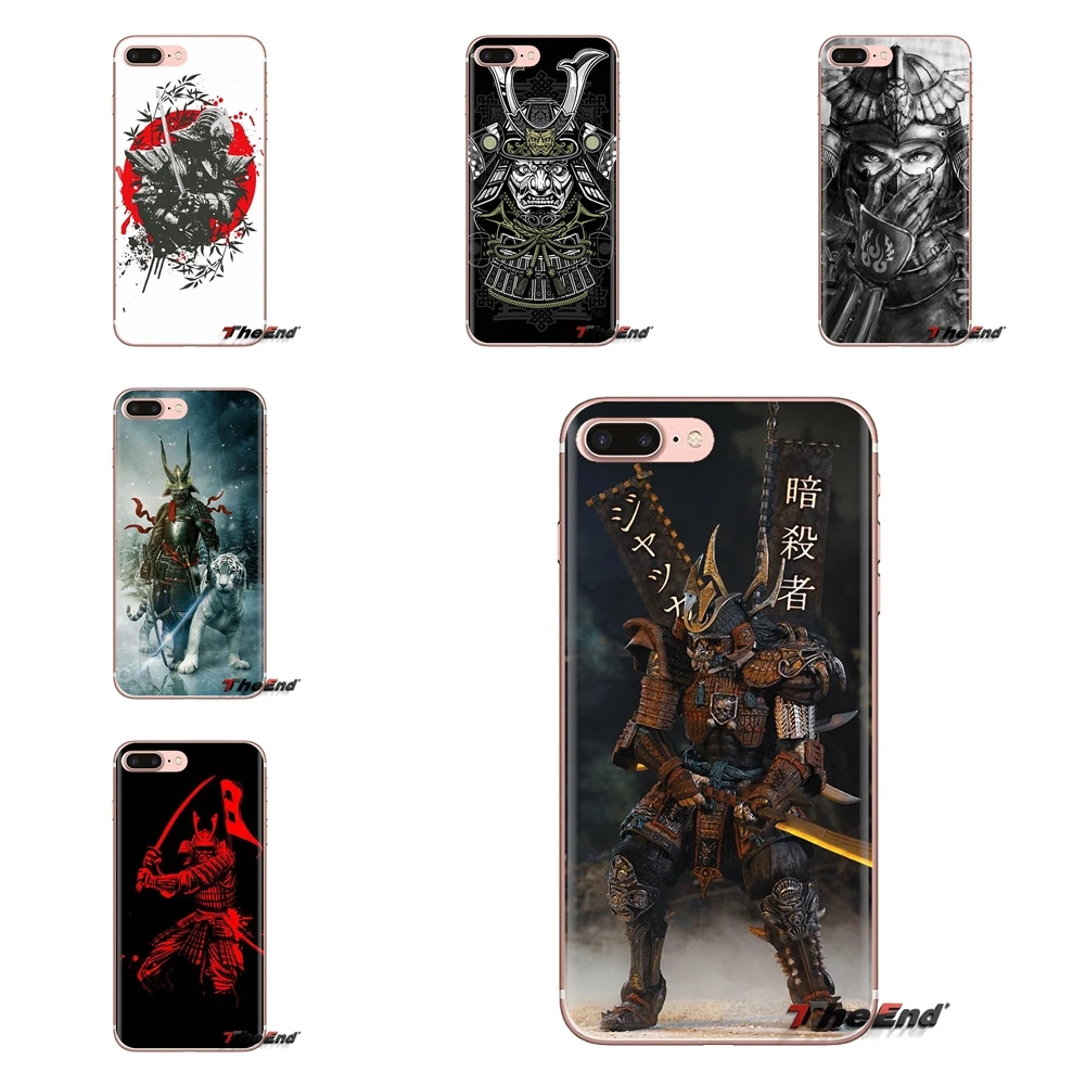 Мягкий ТПУ чехол для телефона Sakura Moon Samurai Anime мультфильм Samsung Galaxy S3 S4 S5 Mini S6 S7 Edge S8 S9