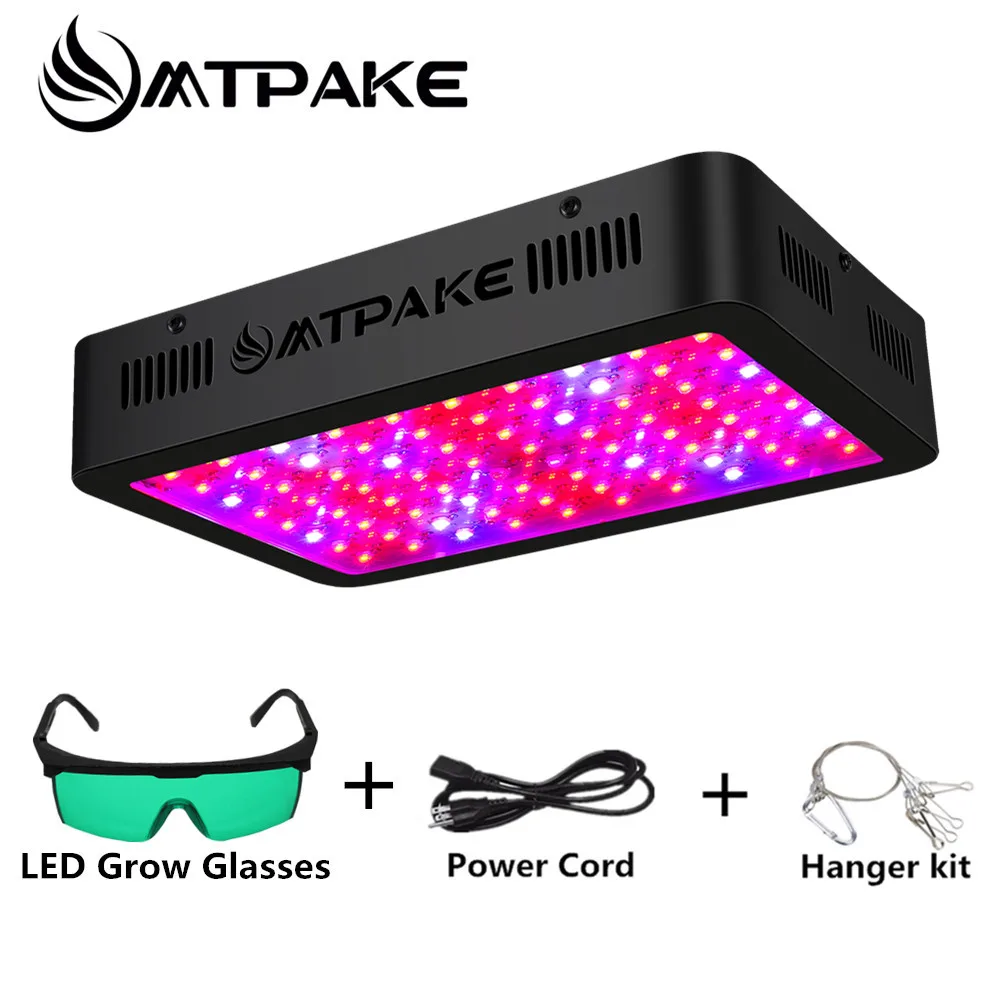 MTPAKE Led Grow Light полный спектр двойной чип 800 Вт для комнатной палатки гидропоники