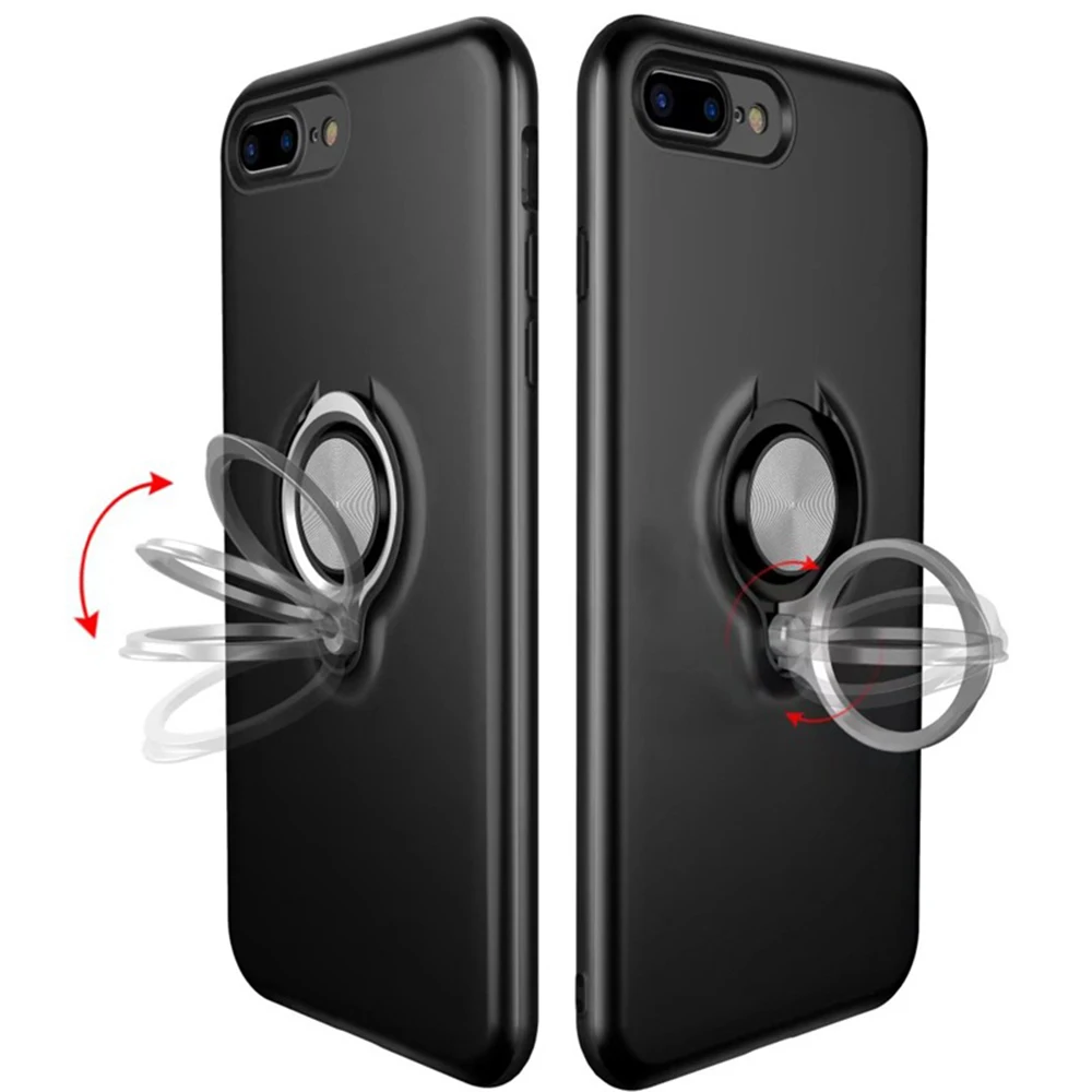Heyytle Броня противоударный чехол для iPhone X 8 7 6 6s Plus кольцо держатель Чехол