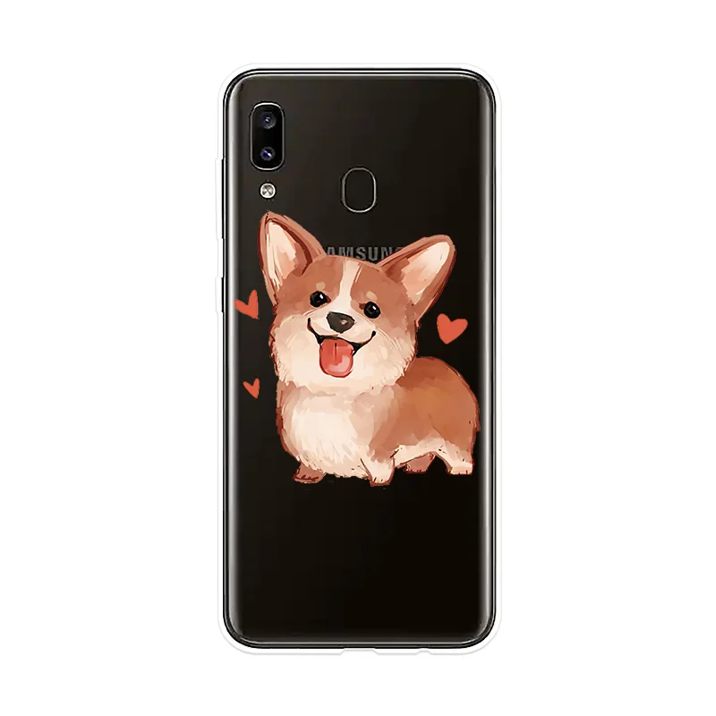 Силиконовый чехол для Sumsung Galaxy A10 A20 A20E A30 A40 A50 A60 A70 A80 телефона милый ПЭТ M10 M20 M30 |