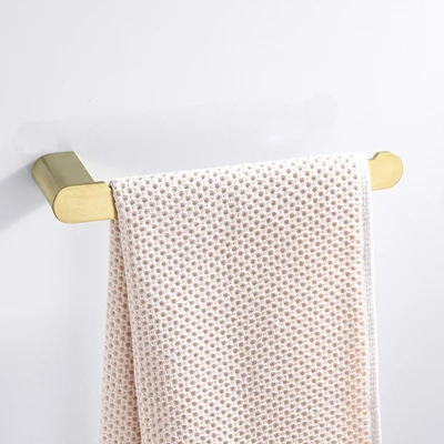 Towel ring Hongdec роскошный настенный держатель из нержавеющей стали матовый золотой аксессуары для ванной комнаты держатель для полотенец набор для хранения - Цвет: Towel ring
