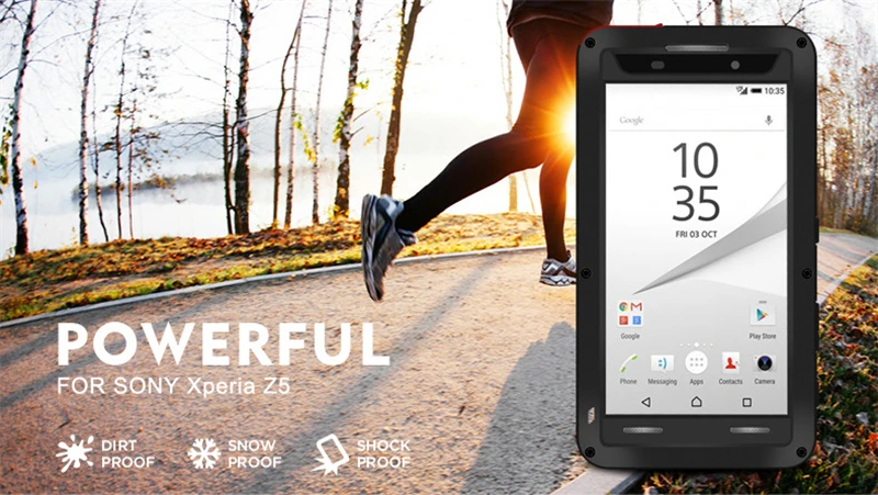 LOVE MEI металлический алюминиевый чехол для sony Xperia Z5 Compact/Z5 Mini Броня противоударный водонепроницаемый чехол для sony Xperia Z5 Premium
