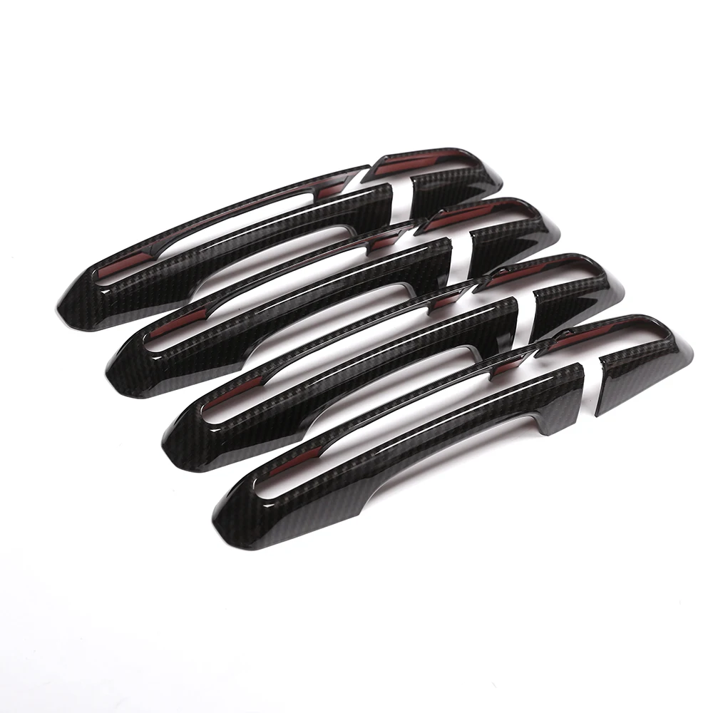 Карбоновая дверная ручка для Range Rover Evoque 12-16 Range Rover Sport 14-16 для Land Rover Discovery Sport 15-16 Аксессуары 8 шт