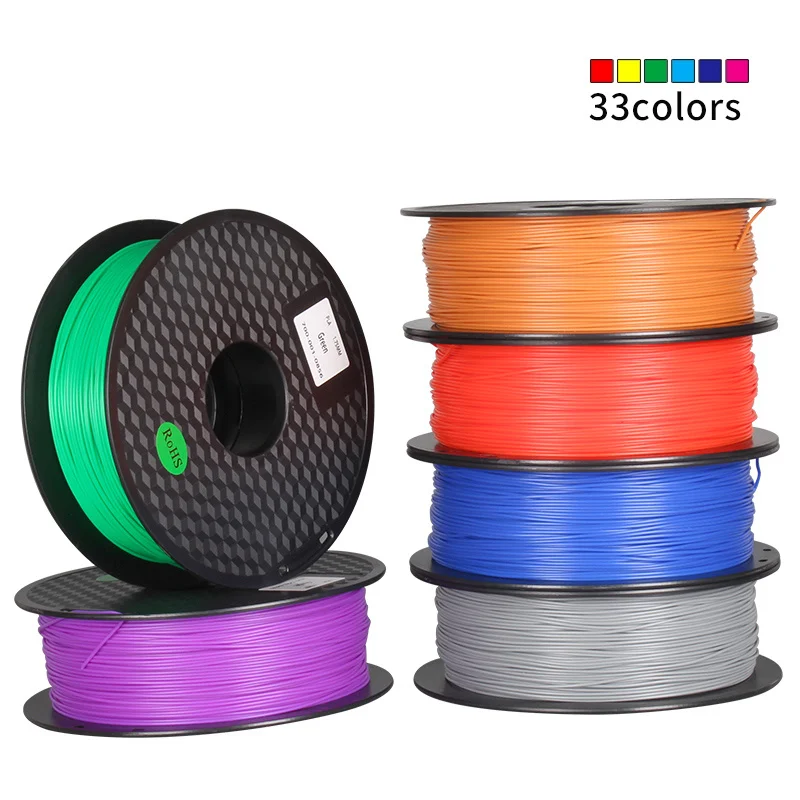 PLA 1.75mm Filament 1KG Printing Materials Colorful For a6 a8 e10 e12 Ender-3 CR-10 CR-10S 3D Printer Extruder Pen Plastic parts