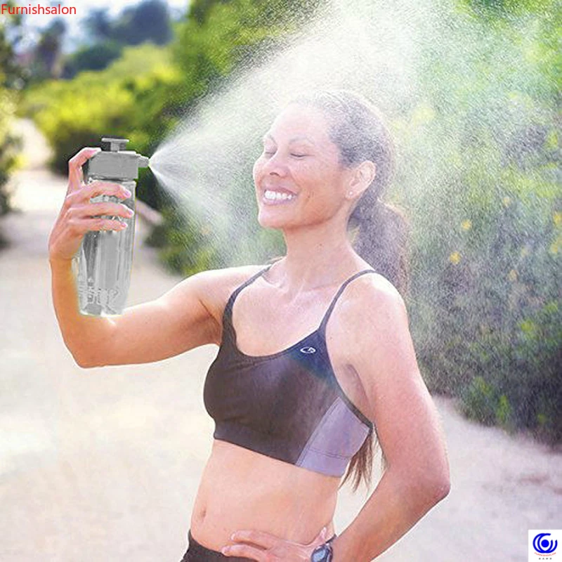 700 мл креативная бутылка для воды с распылителем 3 способа