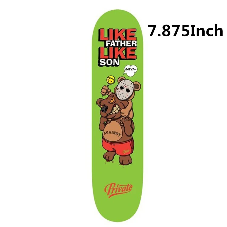SK8ER частный Профессиональный Скейтборд Палуба 8,0/7,875/8,125 канадский клен глубокий Вогнутый Скейтборд Палуба с бесплатной griptape - Цвет: SK8ER 7.875 LIKE