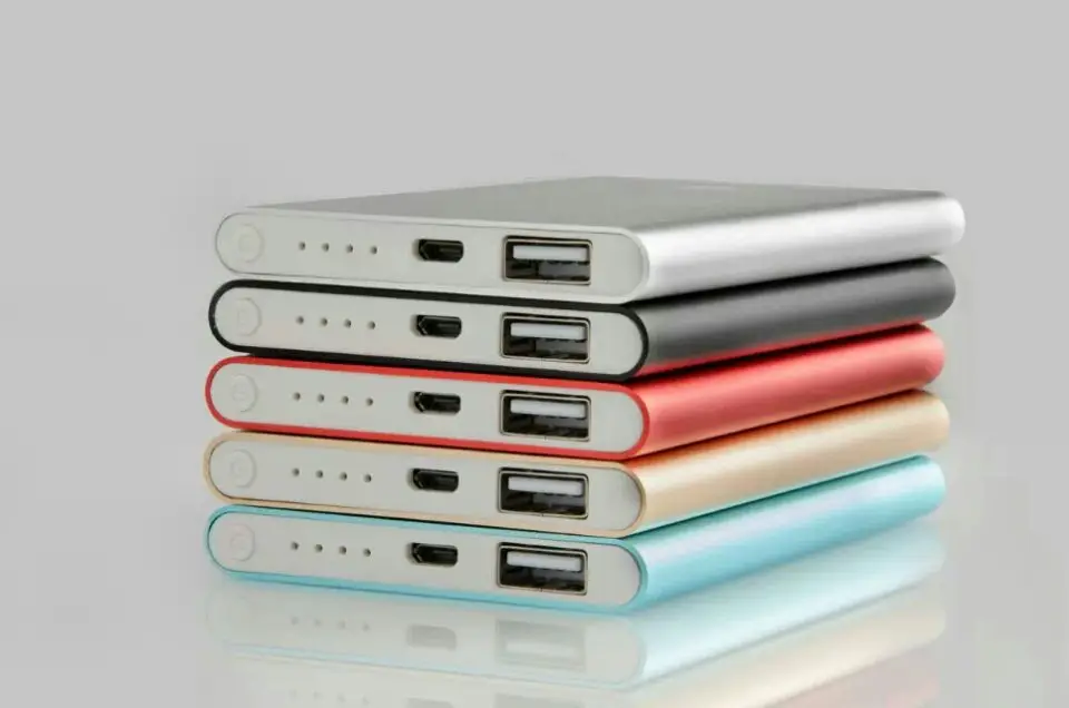 Ультратонкий 12000 мАч портативный USB внешний аккумулятор зарядное устройство