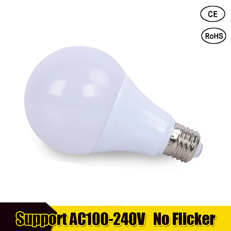 Светодиодная лампочка bombilla e27 220 В 110 3 Вт 5 7 9 12 15 18 B22 SMD2835 Энергосберегающая