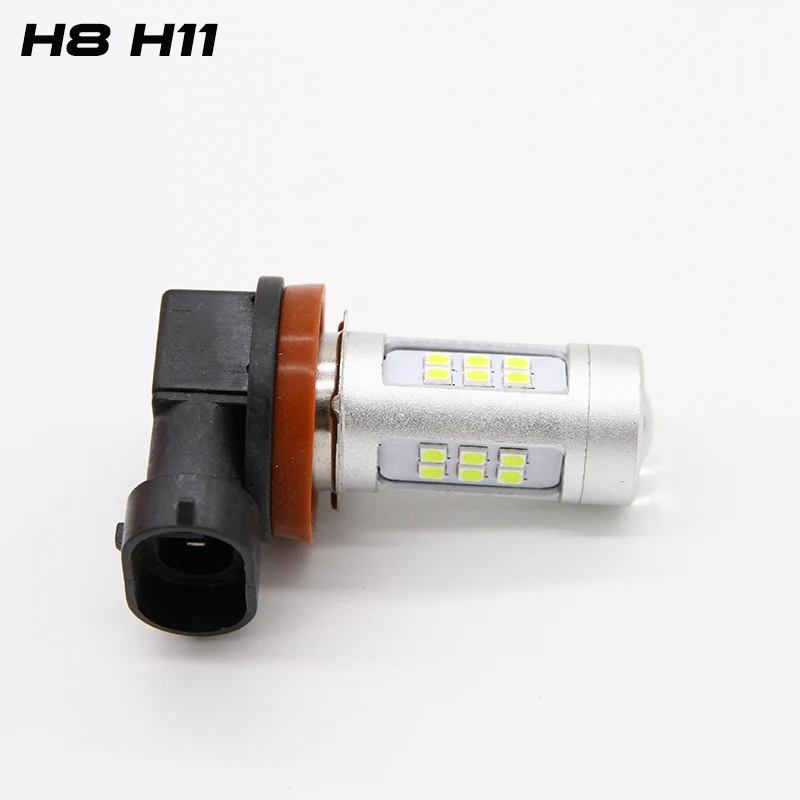 Светодиодный PSX24W H11 H8 H9 9005 9006 H16(JP) лампы для автомобильных противотуманных фар или дневных ходовых огней DRL лампы 6000K белый 12 В(2 шт