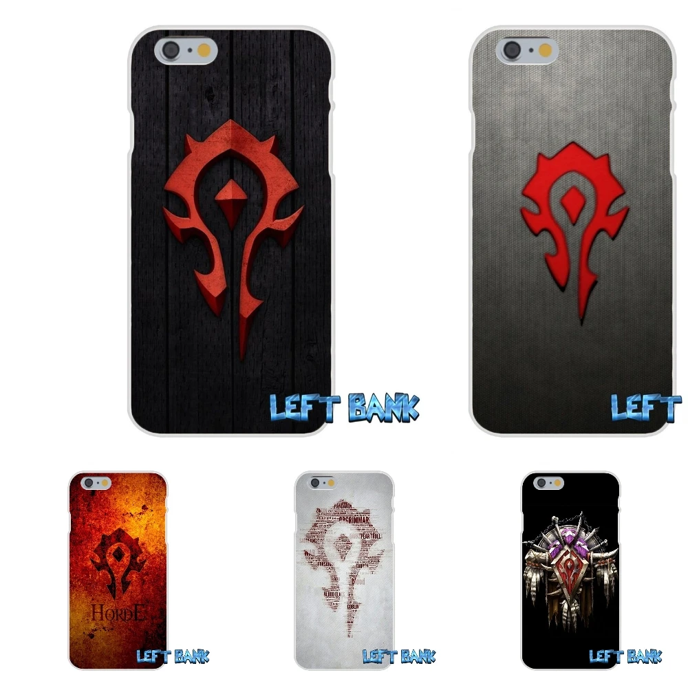 WOW World Of Warcraft Орда Логотип кремния мягкий чехол для телефона Samsung Galaxy S3 S4 S5 Mini S6 S7 Edge