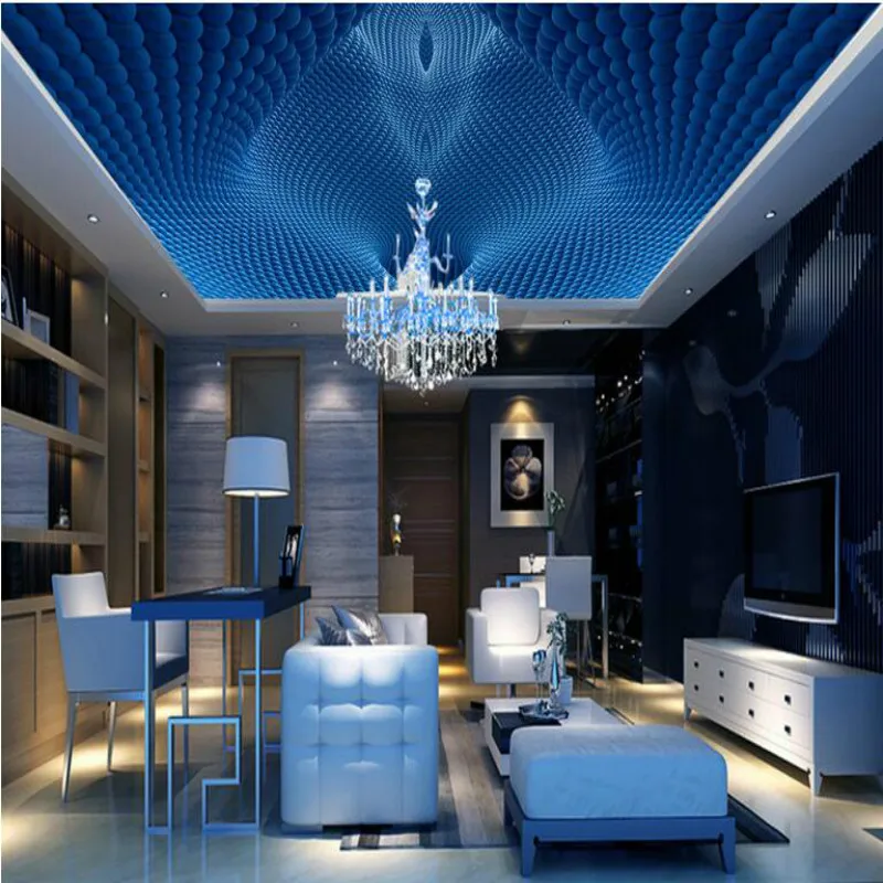 Настенные 3d обои для дома на заказ фото в рулонах потолка фрески фоновые спальни