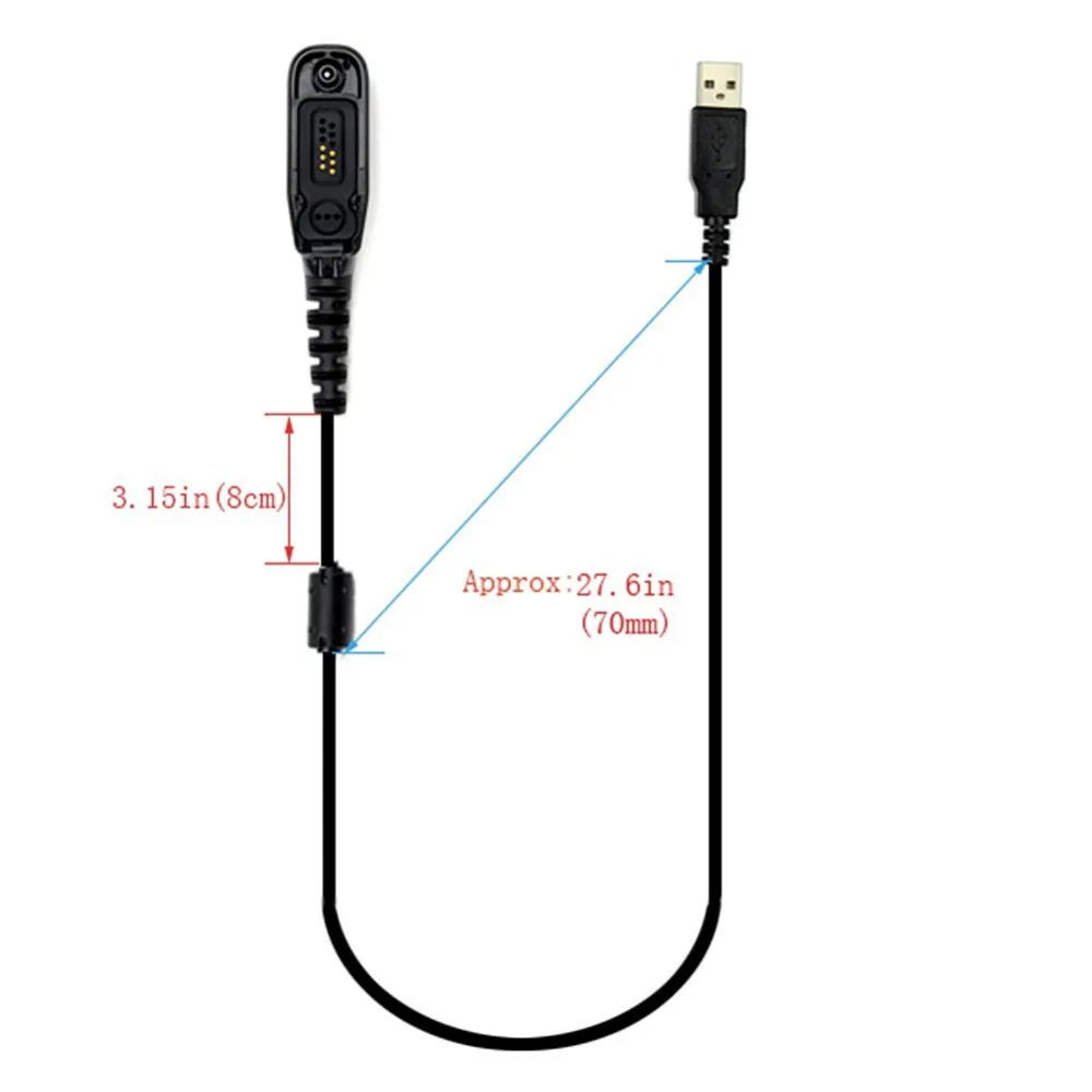 Кабель YIDATON для рации Motorola P8268 двусторонний USB кабель программирования P8260 DP3400 DP3600