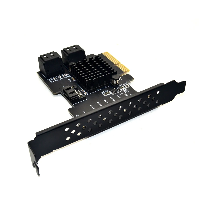 Плата расширения PCI E SATA контроллер PCIE Express 3 0 Gen3 X4 SuperSpeed Non Raid на 5 портов SATA3|Платы