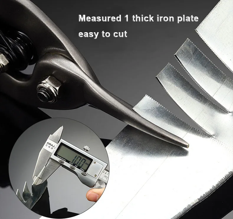 UNeefull 10 ''жестяной лист металла СНиП авиации ножницы из тостолистой стали
