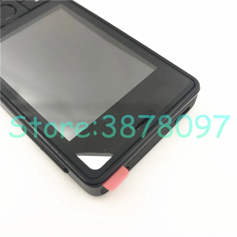 Чехол на переднюю рамку батарейного отсека для Nokia 515 RM-952 с кнопкой громкости+ английская клавиатура+ логотип
