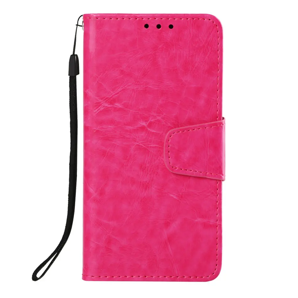 Rose Твердые Цвет чехол для samsung Galaxy A70 Note 9 8 S3 S4 S5 S6 S7 край S9 плюс A3 A5 j1 кожаный чехол из розового золота красный D03Z - Цвет: Rose