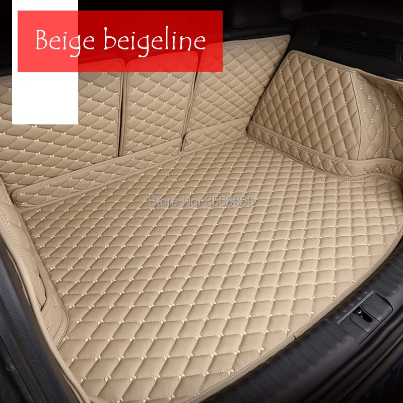 

for Skoda Yeti 2014-2019 5L Rear Tail Car Trunk Mat Durable Boot Carpets Full Coverage Cover Protective Car Styling