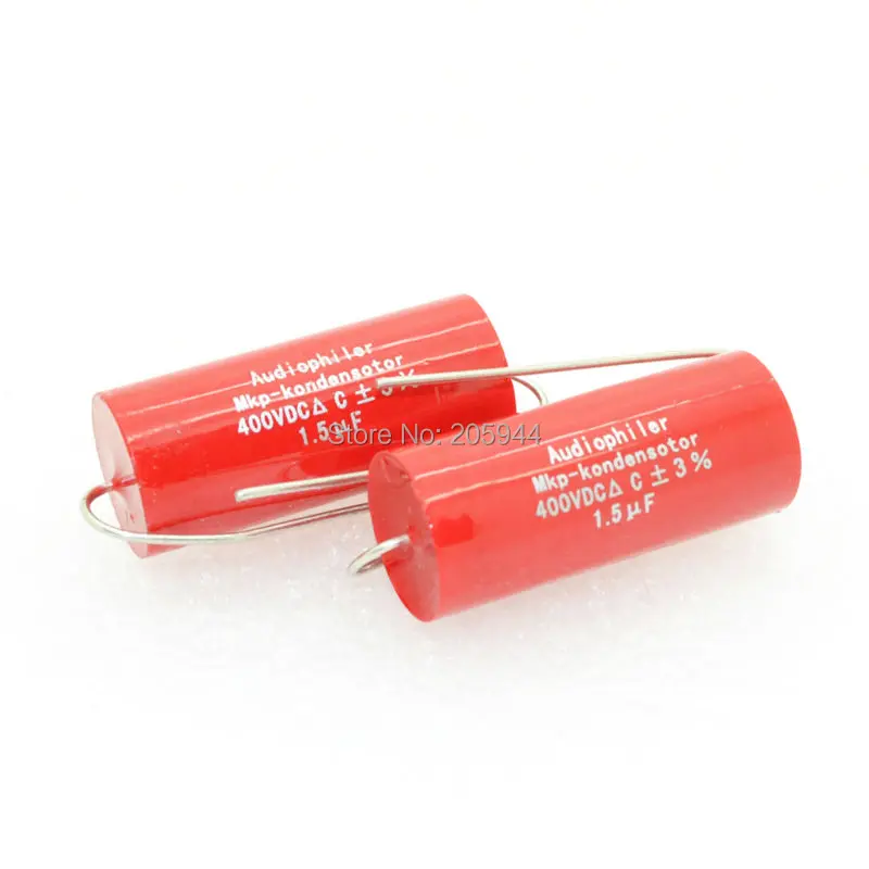 4 шт. MKP CYCAP 1.5 мкФ 400 В Tubular конденсаторы kondensotor В|mkp|mkp capacitor |
