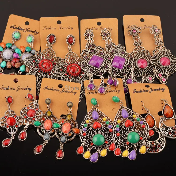Бесплатная доставка! Новые богемные этнические ветряные серьги длинные кисточки