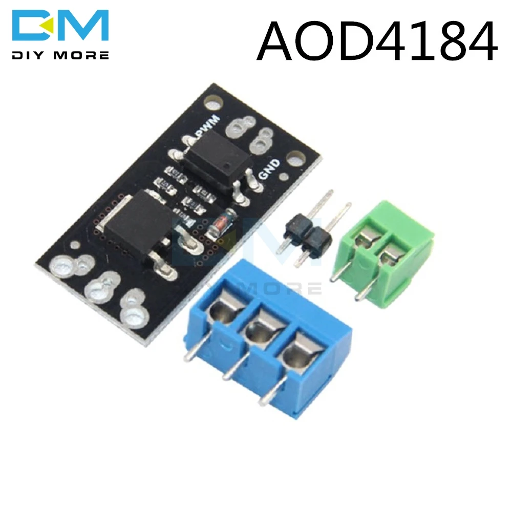 AOD4184 FR120N LR7843 AOD4184 D4184 изолированный MOSFET MOS трубка модуль FET Замена реле 100V 9.4A 30V 161A 40V 50A Модуль платы - Цвет: AOD4184