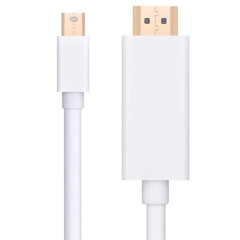 6FT 1.8M High Quality Thunderbolt Mini DisplayPort Display Port DP to HDMI Adapter Cable For Apple Mac Macbook Pro Air |