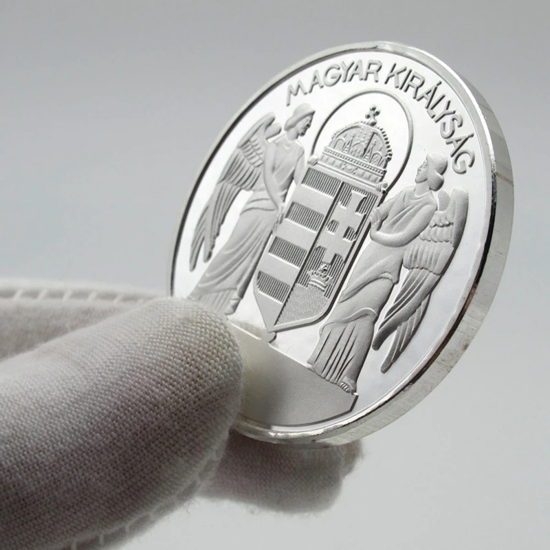 Король миклос Хорти Венгрия Серебряная пластина медаль МОНЕТА памятная монета