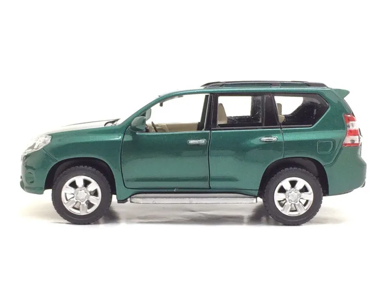 Высокая симитация 1:32 TOYOTA LAND CRUISER PRADO металлический сплав Модель автомобиля игрушки с вытягиванием назад для детей подарки на день рождения