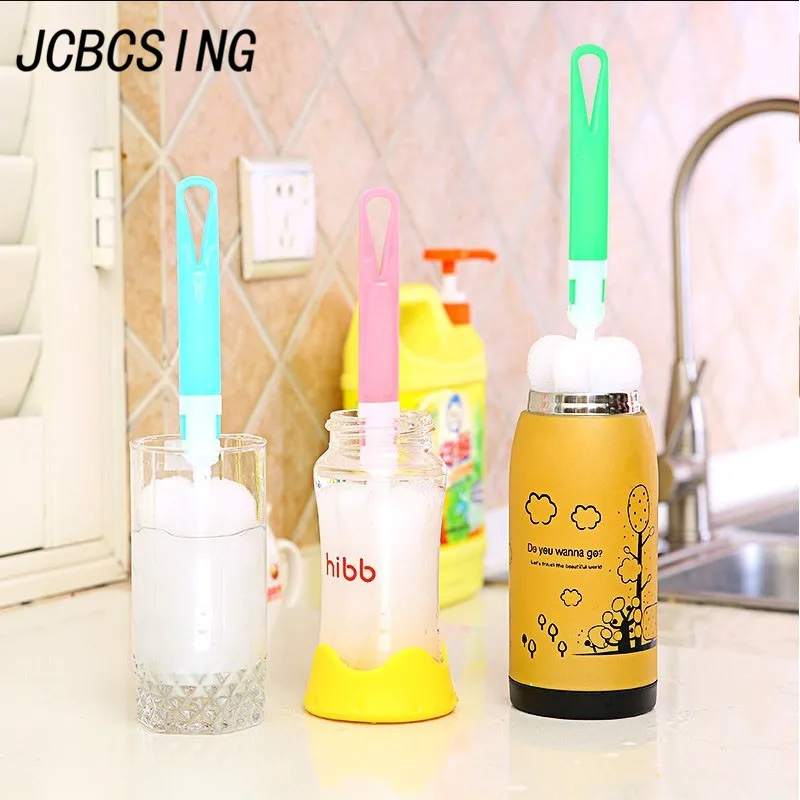 Jcbcing 1 шт. удлиненная губка чашка Чистая щетка Съемная кружка бокал для красного