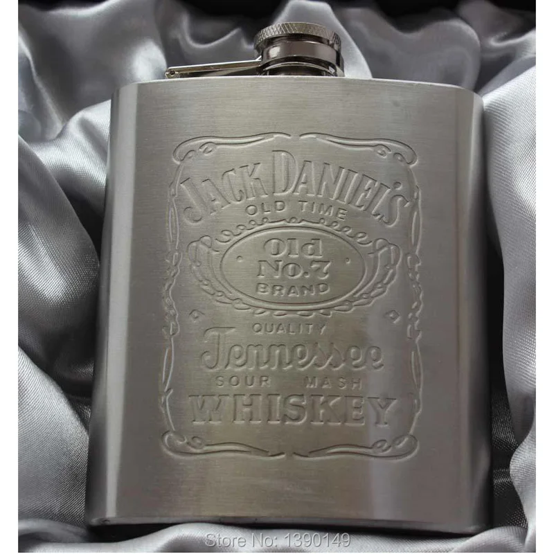 7 УНЦ. портативный нержавеющей стали хип колбы металл подарочные наборы