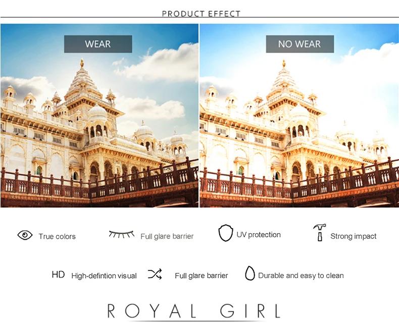 Royal Girl многоугольный солнцезащитные очки для женщин негабаритных Uv400 Мужские Солнцезащитные очки винтажные женские летние квадратные очки в стиле панк ss137