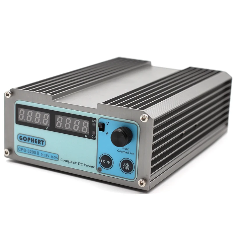 CPS-3205 3205II новая версия мини Регулируемый цифровой переключатель постоянного тока Питание ватт с замком Функция 0.001A 0,01 V 32В 30V 5A
