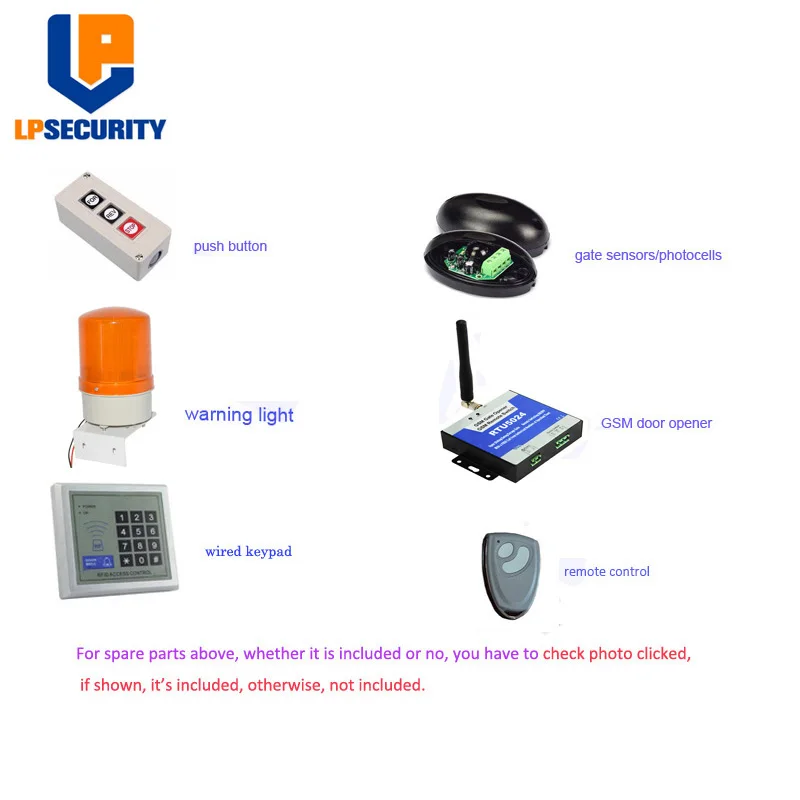 LPSECURITY 350KGS 24V DC forsee сверхмощный низковольтный двойной распашной ворот с датчиком