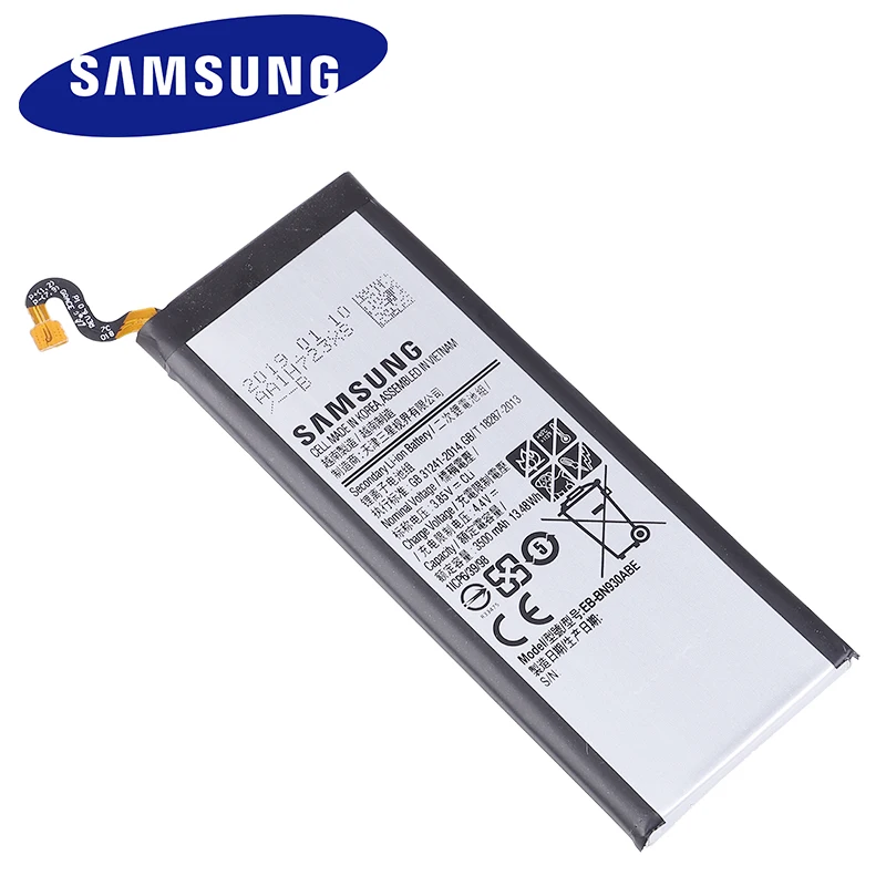 Samsung сменный аккумулятор EB-BN930ABE для samsung Galaxy Note 7 телефон EBBN930ABE аккумуляторные батареи 3500 мАч