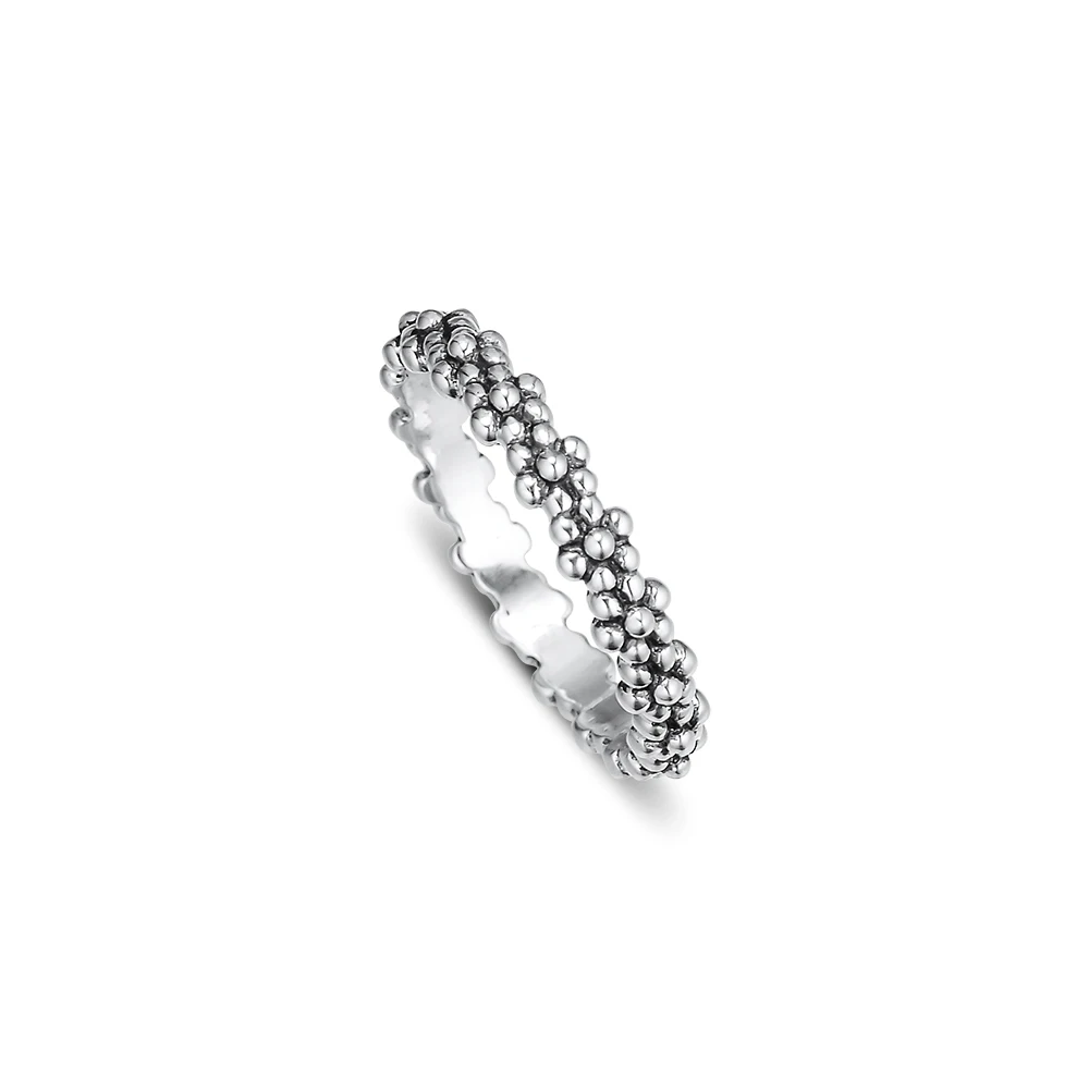 

CKK Silver 925 Jewelry Daisies Rings Fro Women Fashion Anniversary Gift Original Sterling Silver Ring