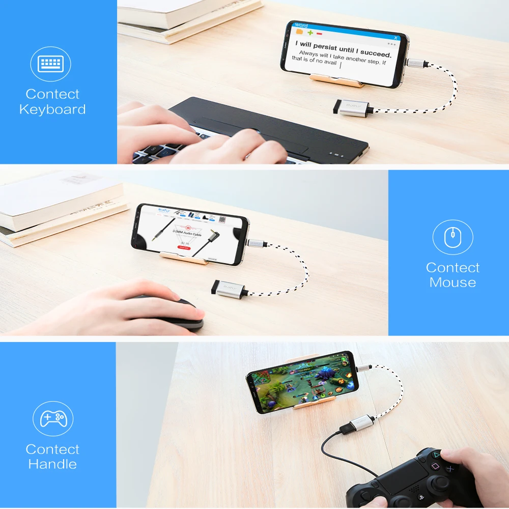 Кабель RAXFLY type-C OTG для samsung S8 S9 Macbook для Nexus 5X6 P USB 3,0 мама к type C папа адаптер для huawei P9 P10 Plus