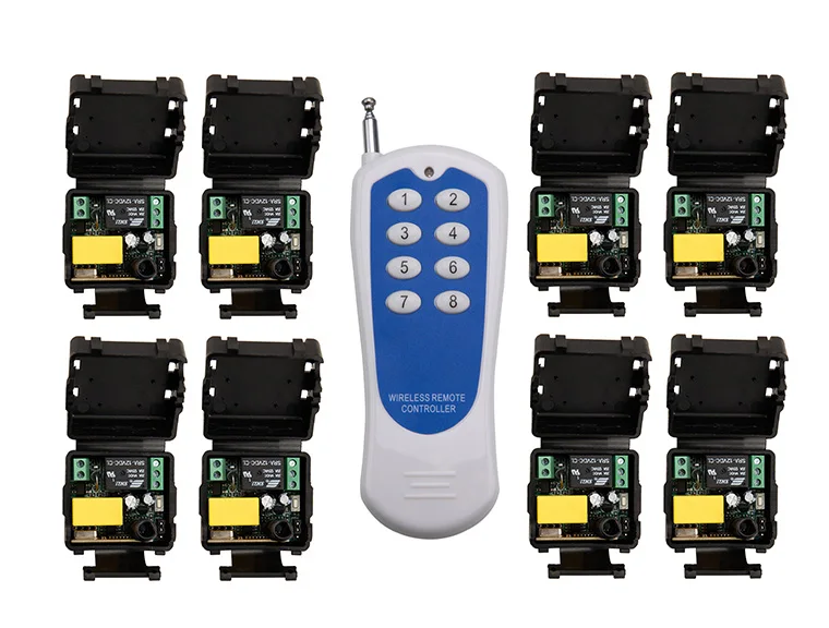 Беспроводной ресивер дальнего действия 1000 м 315 В переменного тока 1 канал 433 МГц