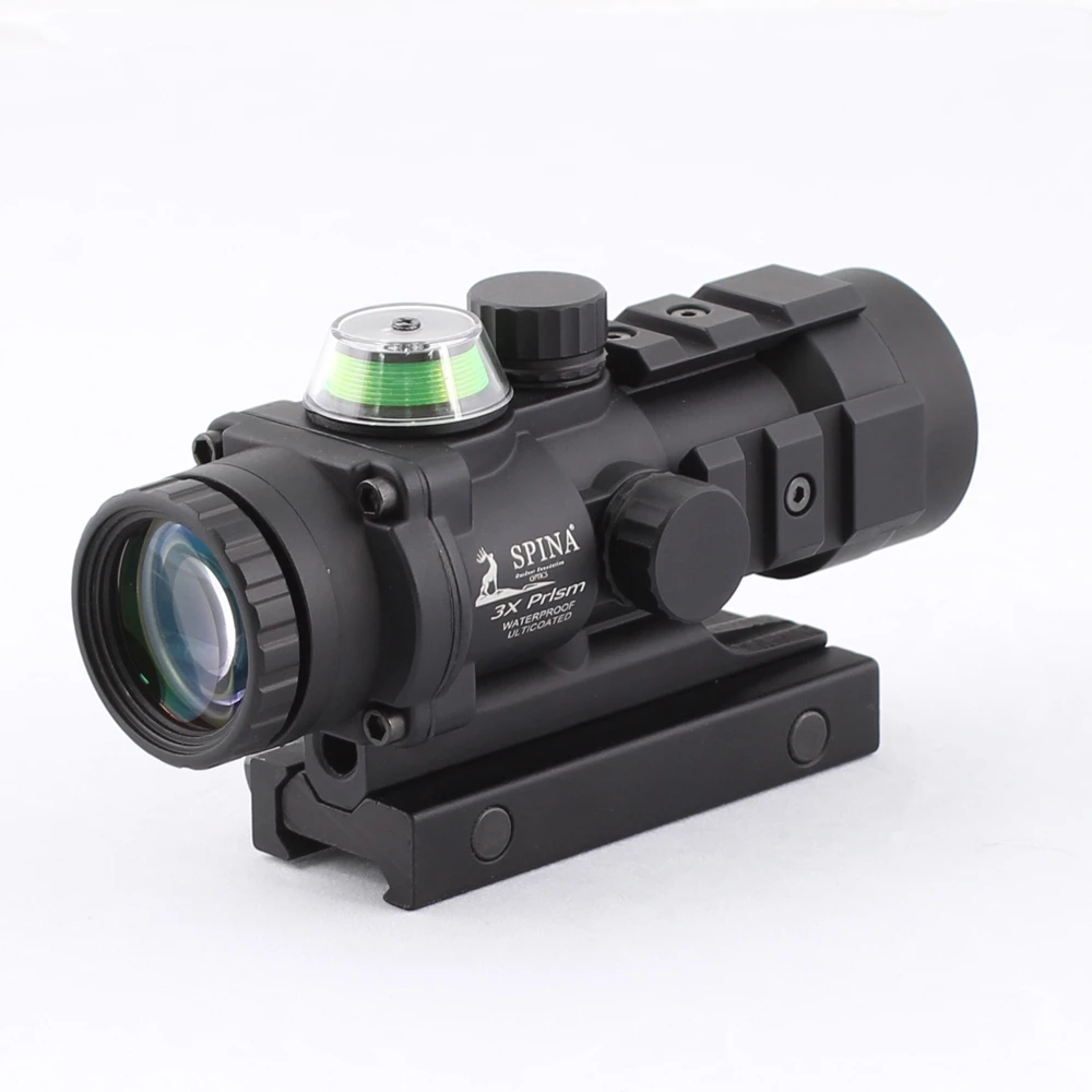 Тактический Оптический прицел SPINA OPTICS оптический с красной призмой 3x32 Gp01 для