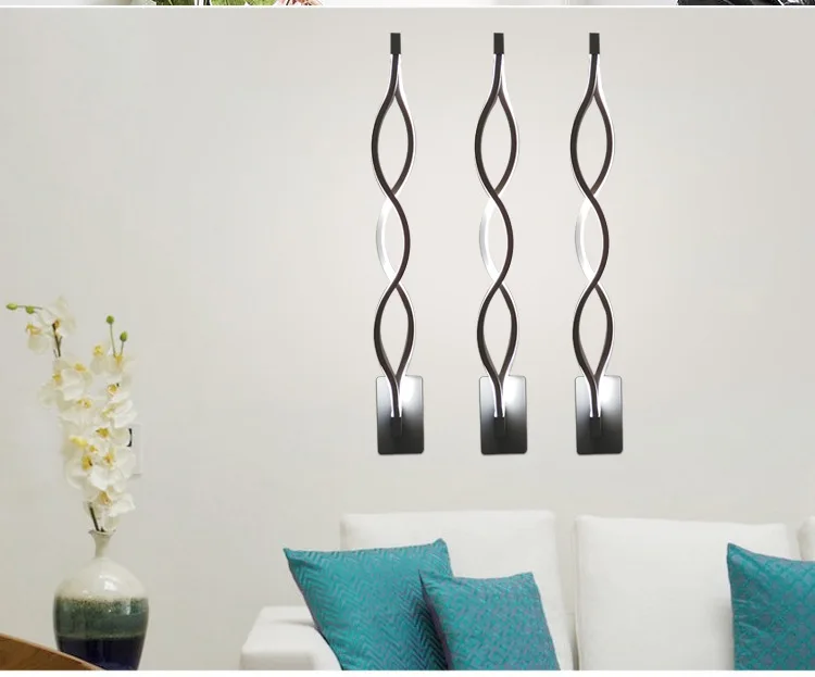 Современная светодиодная настенная лампа зеркальный акриловый светодиодный