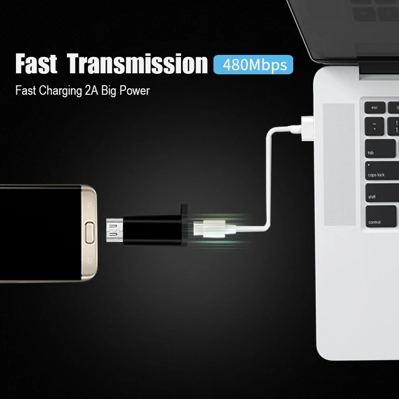 Адаптер для Samsung USBC с разъемами типа C и Micro USB быстрой зарядки передачи данных |